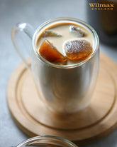 Wilmax Servierset Bambus-Teller &Teeglas(500 ml) WL-771126/A-WL-888742/A